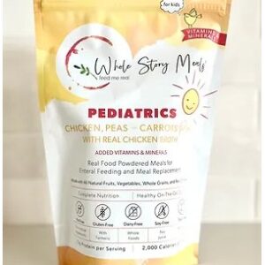 Pediatric Oral Supplement Whole Story Meals Chicken / Peas / Carrots 16 oz. Pouch Powder Protein