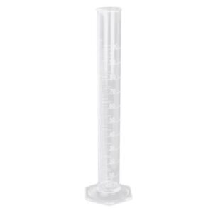 Graduated Cylinder Hexagonal Base Glass 100 mL