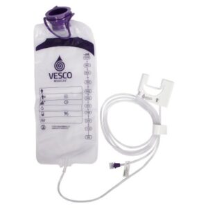 Enteral Feeding Pump Bag Set Vesco Q 1000 mL PVC NonSterile