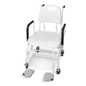 Chair Scale Rice Lake LCD Display 660 lbs. Gray / White Battery Operated