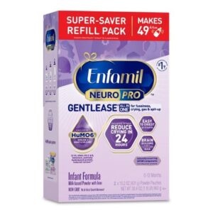 Infant Formula Enfamil NeuroPro Gentlease, Unflavored 30.4 oz. Refill Box Powder