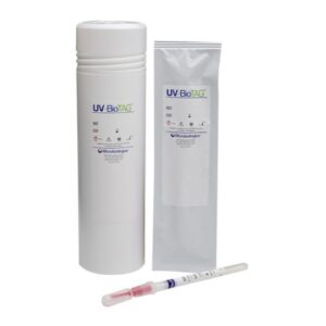 Quality Control Organism UV-BioTAG Escherichia coli (O157:H7) EC43 derived from FDA ESC1177(STEC) Tryptic Soy Agar (Soybean Casein Digest Agar), Non-selective Sheep Blood Agar, Standard Methods Agar (Plate Count Agar) or Nutrient Agar