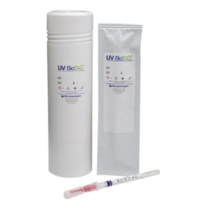 Quality Control Organism UV-BioTAG Listeria Monocytogenes (4b) derived from FDA LS806 Tryptic Soy Agar (Soybean Casein Digest Agar), Non-selective Sheep Blood Agar, Standard Methods Agar (Plate Count Agar) or Nutrient Agar Bovine Skim Milk, Carbohydrate, Porcine Gelatin, Ascorbic Acid
