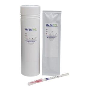 Quality Control Organism UV-BioTAG Listeria Monocytogenes (1/2b) derived from FDA LS810 Tryptic Soy Agar (Soybean Casein Digest Agar), Non-selective Sheep Blood Agar, Standard Methods Agar (Plate Count Agar) or Nutrient Agar Bovine Skim Milk, Carbohydrate, Porcine Gelatin, Ascorbic Acid