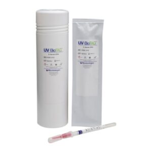 Quality Control Organism UV-BioTAG Salmonella Enterica Subsp. Enterica Serovar Typhimurium Sal46 derived from FDA SAL5693 Tryptic Soy Agar (Soybean Casein Digest Agar), Non-selective Sheep Blood Agar, Standard Methods Agar (Plate Count Agar) or Nutrient Agar Bovine Skin Milk, Carbohydrate, Porcine Gelatin, Ascorbic Acid