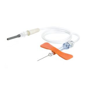 Vacuette Blood Collection Set 25 Gauge 3/4 Inch Needle Length Safety Needle 12 Inch Tubing Sterile