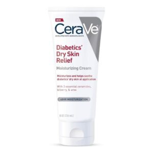 Hand and Body Moisturizer CeraVe Diabetics’ Dry Skin Relief 8 oz. Tube Unscented Cream