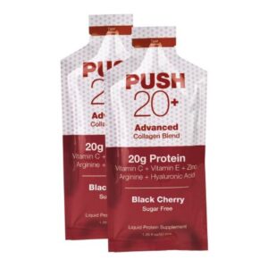 Oral Supplement PUSH 20+ Black Cherry Flavor Liquid 1.25 oz. Individual Packet