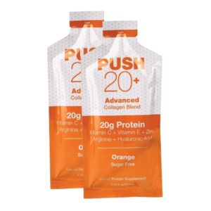Oral Supplement PUSH 20+ Orange Flavor Liquid 1.25 oz. Individual Packet
