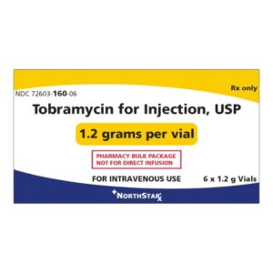Tobramycin Sulfate, Preservative Free 1.2 Gram Intravenous Injection