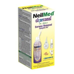 Ear Wax Removal Kit ClearCanal 75 mL Drops Various Strengths Glycerin / Sodium Bicarbonate / Water