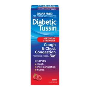 Cough Suppressant / Expectorant Diabetic Tussin DM Maximum Strength 20 mg – 400 mg Strength Liquid 4 oz.