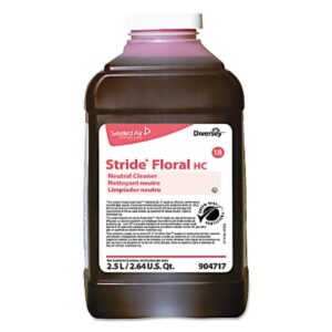 Floor Cleaner Diversey Stride Liquid 84.5 oz. Bottle Floral Scent Manual Pour
