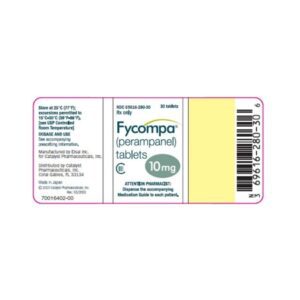FYCOMPA Perampanel 10 mg Tablet 30 Tablets