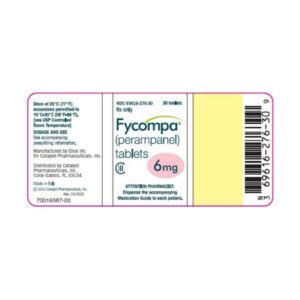 FYCOMPA Perampanel 6 mg Tablet 30 Tablets