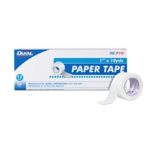Medical Tape Dukal White 1 Inch X 10 Yard Paper NonSterile