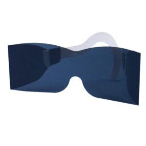 Post Mydriatic Glasses Bernell Fit Over Gray Tint Gray / White Frame Over Ear Adult