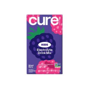 Oral Electrolyte Solution Cure Mixed Berry Flavor 7.6 Gram Electrolyte