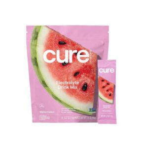 Oral Electrolyte Solution Cure Watermelon Flavor 7.6 Gram Electrolyte