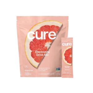 Oral Electrolyte Solution Cure Grapefruit Flavor 8.3 Gram Electrolyte