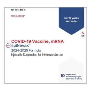 Moderna 2024 – 2025 COVID-19 Vaccine, mRNA 50 mcg Injection 0.5 mL