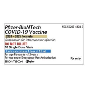 PFIZER BIONTECH 2024 – 2025 COVID-19 Vaccine 0.3 mg / mL Injection