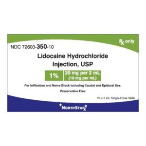 Lidocaine HCl, Preservative Free 1%, 10 mg / mL Injection 2 mL