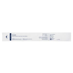 Foley Catheter TruCath 2-Way Standard Tip 5 mL Balloon 14 Fr. Silicone Elastomer Coated Latex