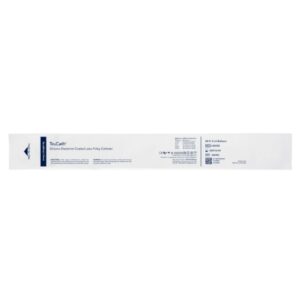 Foley Catheter TruCath 2-Way Standard Tip 5 mL Balloon 24 Fr. Silicone Elastomer Coated Latex