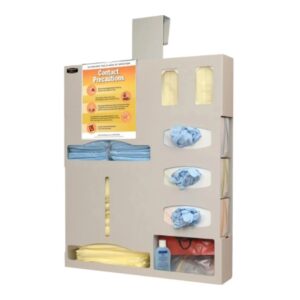 PPE Dispenser Bundle Bowman Door Hanger Quartz Beige 7.63 X 25.15 X 40.41 Inch ABS Plastic