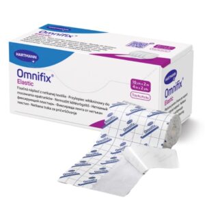 Dressing Retention Tape Omnifix Elastic White 4 Inch X 2 Yard Nonwoven NonSterile