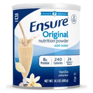 Oral Supplement Ensure Original Vanilla Flavor Powder 14.1 oz. Can