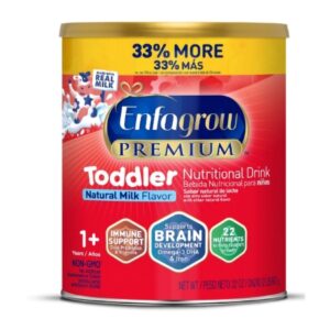 Toddler Formula Enfagrow PREMIUM Natural Milk Flavor 32 oz. Can Powder Milk-Based