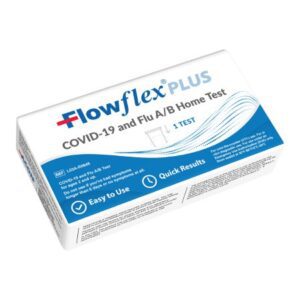 Respiratory Test Kit Flowflex Plus COVID-19 and Flu A / B Home Test 1 Test per Kit