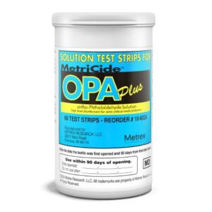 OPA Concentration Indicator MetriCide OPA Plus 60 Test Strips Single Use