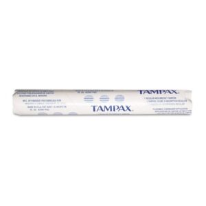 Tampon Tampax Regular Absorbency Cardboard Applicator Individually Wrapped