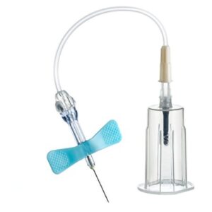 Vacuette Blood Collection Set with Holder 23 Gauge 3/4 Inch Needle Length Safety Needle 12 Inch Tubing Sterile