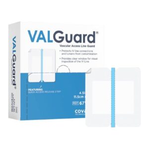 I.V. Specialty Dressing VALGuard Film 4 X 4-1/2 Inch Sterile