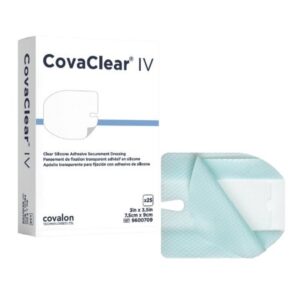 I.V. Specialty Dressing CovaClear IV Silicone 3 X 3-1/2 Inch Sterile
