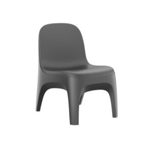 Crew Chair CorTech Black Armless Polyethylene