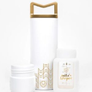 Breast Milk Bottle Storage Set Mila’s Keeper 24 oz. Stainless Steel / Glass / Silicone