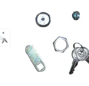 Lock Assembly  Rubbermaid 1 Lock, 2 Keys, Mounting Hardware