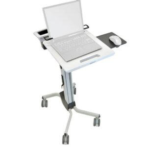 Mobile Laptop Cart Ergotron Steel/Aluminum 20 X 28-3/4 Inch, 26-5/8 – 46 5/8 Inch Height Two-Tone Gray