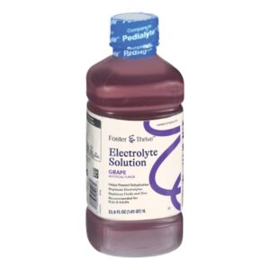 Oral Electrolyte Solution Foster & Thrive Grape Flavor 33.8 oz. Electrolyte