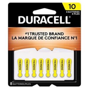 Zinc Air Battery Duracell 1.4V Disposable 8 per Pack
