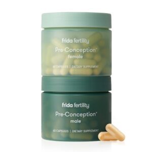 Dietary Supplement Kit Frida Fertility-Male and Female Pre-Conception Vitamin A 1500 mcg Strength Capsule 60 per Bottle