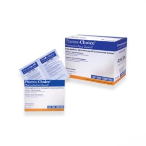 Surface Disinfectant Cleaner Kit Pharma-Surface Guard Premoistened Cleanroom Manual Pull Wipe 15 Count Individual Packet Alcohol Scent NonSterile