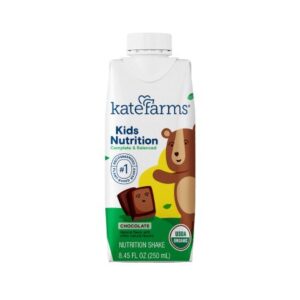 Pediatric Oral Supplement Kate Farms Kid’s Nutrition Chocolate Flavor 8.45 oz. / 250 mL Reclosable Carton Liquid Organic Pea Protein