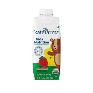 Pediatric Oral Supplement Kate Farms Kid’s Nutrition Strawberry Flavor 8.45 oz. / 250 mL Reclosable Carton Liquid Organic Pea Protein