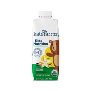 Pediatric Oral Supplement Kate Farms Kid’s Nutrition Vanila Flavor 8.45 oz. / 250 mL Reclosable Carton Liquid Organic Pea Protein